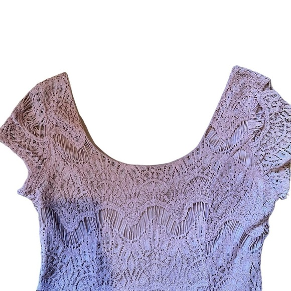 Charlotte Russe Dusty Pink Lace Dress - Picture 4 of 7